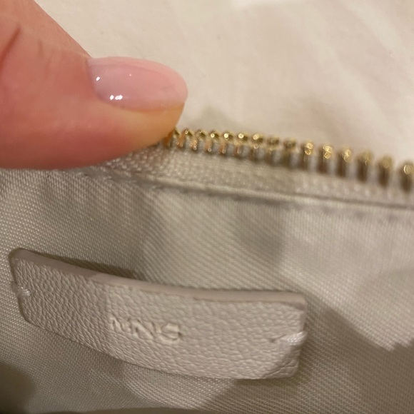 Mango short handle bag with gold chain - Picture 4 of 5